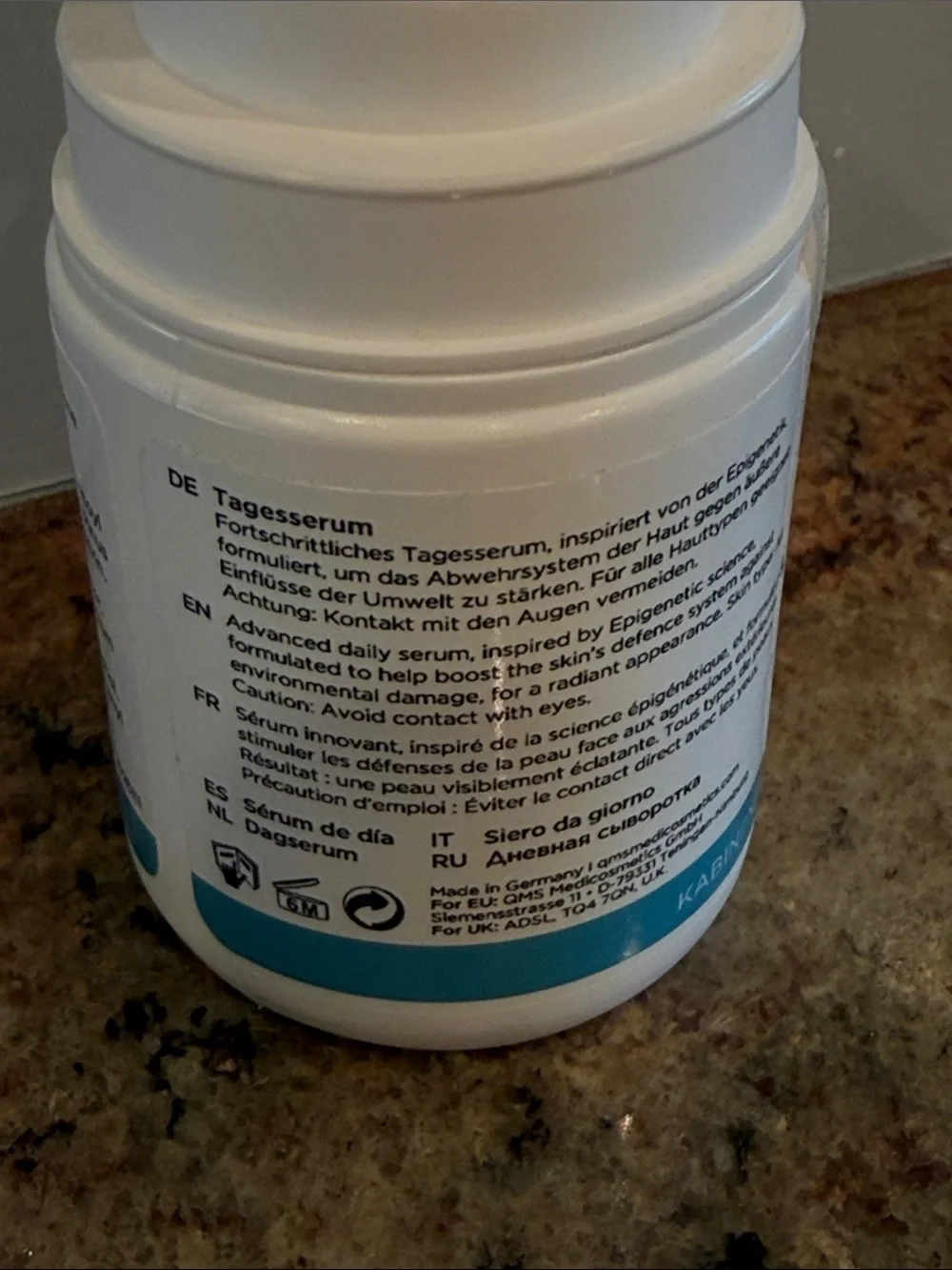 QMS Epigen Pollution Detox Day Serum NEW